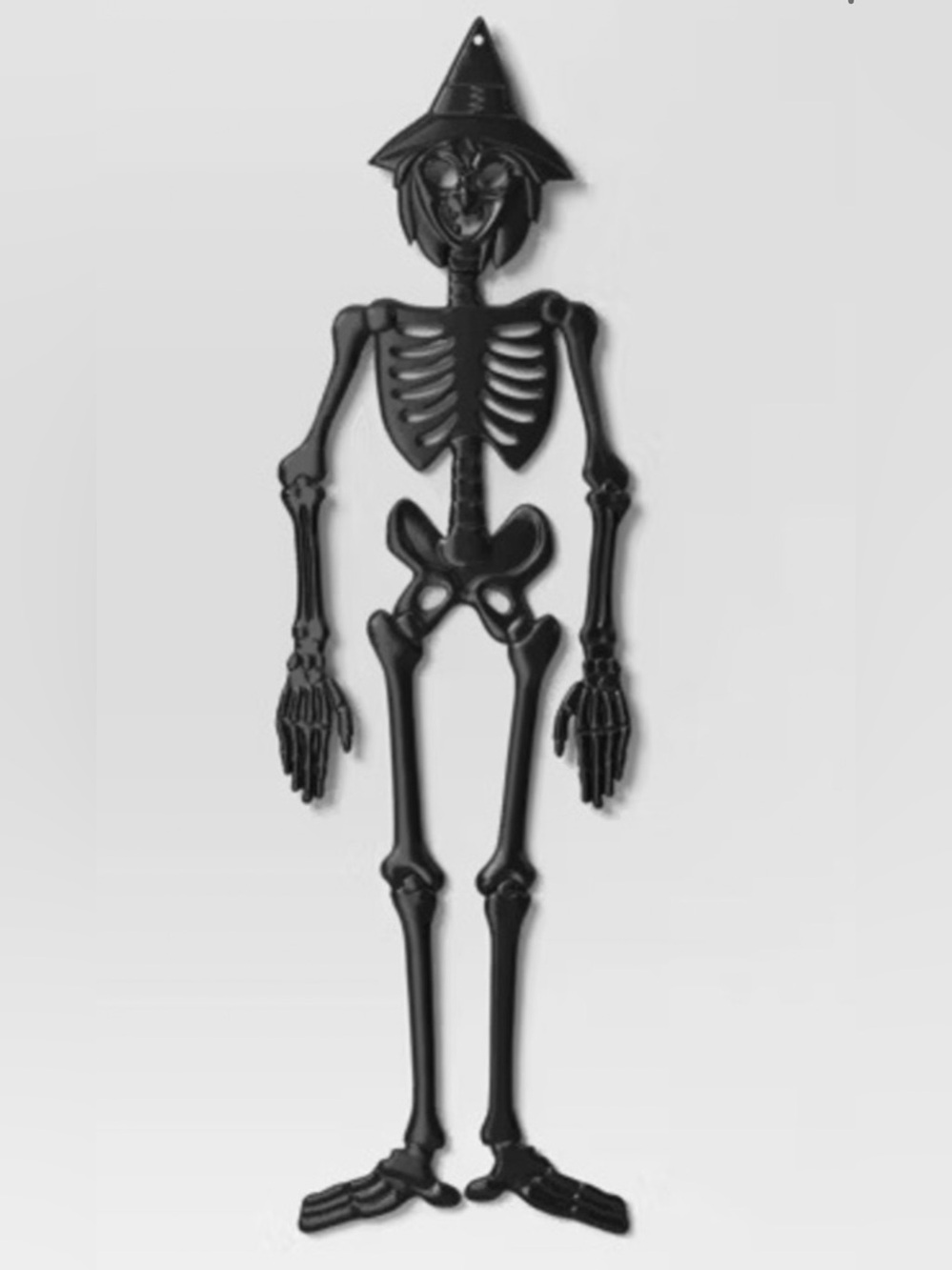 60" 3D Jointed‎ Witch Skeleton Halloween Decorative Prop Black - Hyde and EEK!